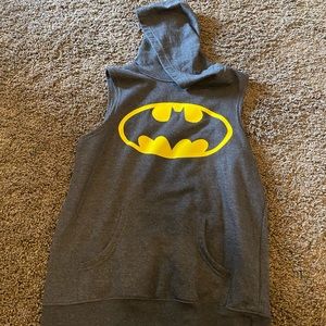 Batman sleeveless hoodie Size Medium